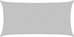 vidaXL Zonnezeil 3x6 m 100% polyester oxford lichtgrijs