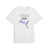PUMA Graphics Cyber PUMA T-shirt voor heren XXL, White