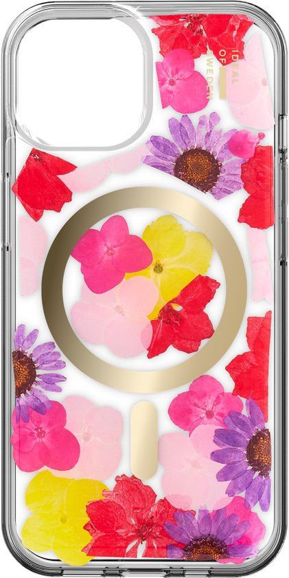 iDeal of Sweden Clear Case MagSafe geschikt voor iPhone 17e / 16e / 15 / 14 / 13 - Tropical Floral