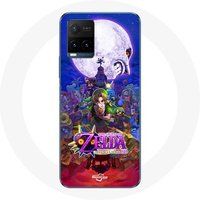 Maniacase Hoesje voor Vivo Y21s 2021 / Y21 2021 De legende van het masker van Majora Zelda Videogames