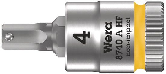Wera 8740 A 05003333001 Inbus Dopsleutel-bitinzet 4 mm 1/4 (6.3 mm)