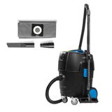 Högert Technik Nat- en droogzuiger 30 l met automatische filterreiniging, afstandsbediening, HEPA-filter, stopcontact voor elektrisch gereedschap, 1600 W vermogen