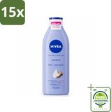 Nivea Lait pour le corps lisse - Beurre de karité - 72 heures d'hydratation - Pour peau sèche - 400 ml