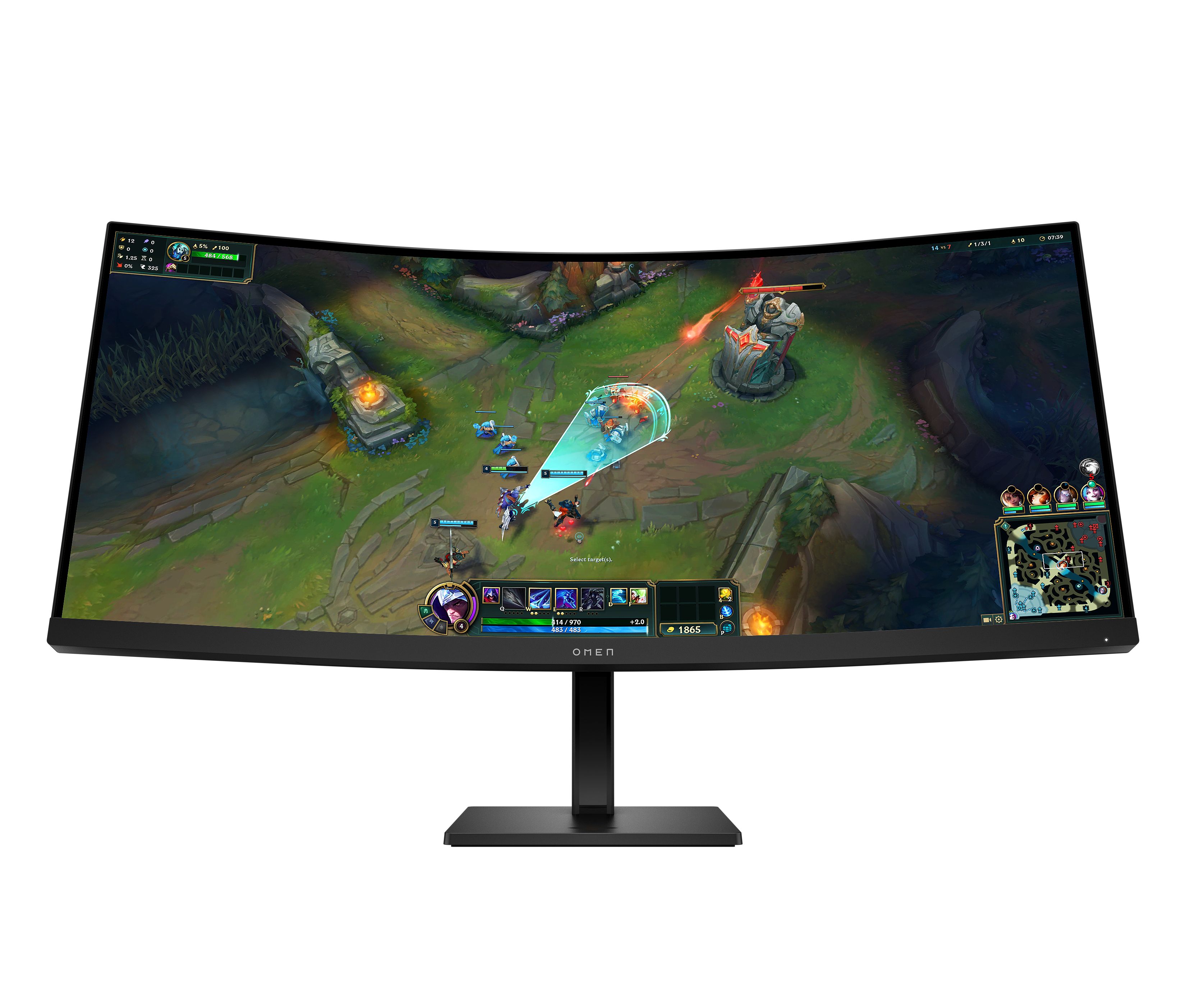HP OMEN 34c G2 34" Curved Gaming Monitor - WQHD, 180Hz, VA Panel