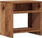 vidaXL Nachtkastje 40x30x40 cm bewerkt hout oud houtkleurig
