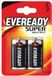 Energizer Eveready Super Heavy Duty C Batterijen - 2 stuks