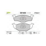 Valeo Set van 4 Remblokken Essential 301403, Vooras