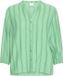 ICHI Chemise femme à manches longues Ollie Vert Taille 34