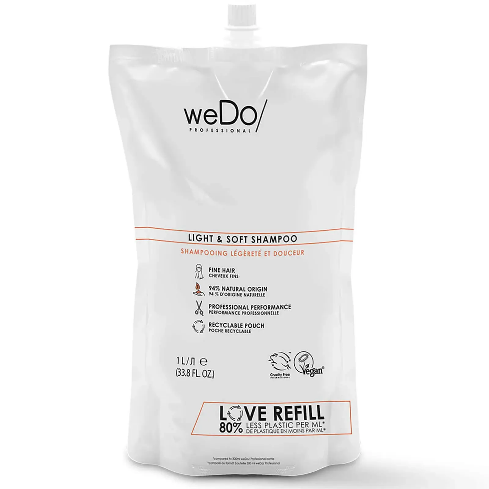 WEDO - Light & Soft Shampoo 1000ml