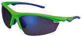 Shimano EQX2 Lunettes de sport, vert néon/bleu, taille unique