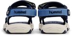 Hummel SANDAL SPORT WAVE JR Kinderen Unisex Zwart Iris Platte Sandalen Synthetisch PU/TPU EVA Klittenband