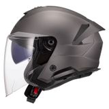 LS2 OF618 Verso II Solid Mat Titanium Jethelm