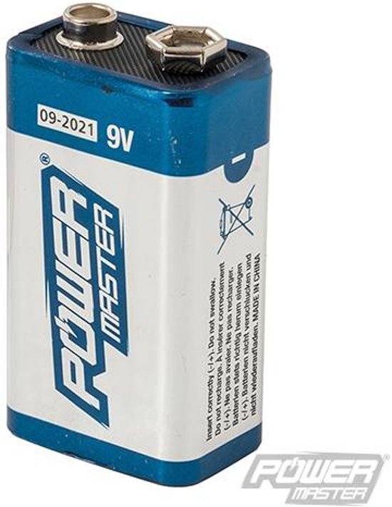 PowerMaster 9 V super alkaline batterij 6LR61