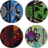 FaNaTik DUNGEONS & DRAGONS - Set of 4 Metal Monsters Coasters
