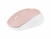 Natec Harrier 2 Muis Kantoor Rechtshandig Bluetooth Optisch 1600 DPI Roze/Wit