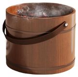 Pied de bain en bois pour la relaxation et le soin
