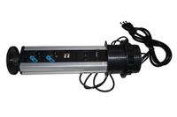 LINK LKMPT03 stekkerdoos met 2 x IT/SCHUKO-voeding, 2 x USB, 1 x RJ45, 1 x RJ11, 1 x HDMI-aansluiting, zwart