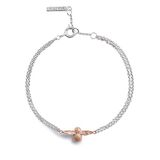 Olivia Burton 3D BEE Collection kettingarmband voor dames, roségoud - OBJ16AMB72