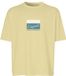 JACK & JONES JORHYERES FRONT SS CREW NECK FST T-shirt Herren Pastellgelb Baumwolle XL
