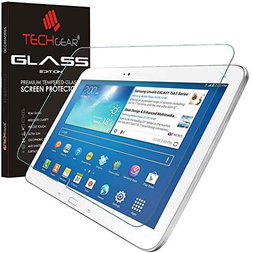 TECHGEAR Screen Protector voor Samsung Galaxy Tab 3 10,1 inch (GT-P5200-serie) - GLASS Edition