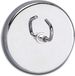 Maul Magneet met grote haak, Ø 51,5 mm, 9 kg, Zilver