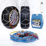 Goodyear Catene da Neve "G12", Catene Neve 12 mm per SUV, Furgoni, Camper e 4x4, Catene Auto Omologate TUV e GS Onorm, Taglia 227, per R15 - R19