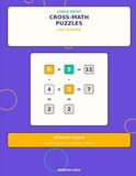 Large Golden Years Puzzles Large Print Cross-Math Puzzles for Seniors: 60 Number Grid Puzzles for Adults — Easy and Medium Math Squares with Full Solutions Series (Book 3)