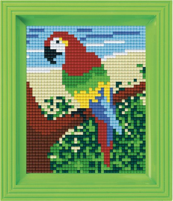 PIXELHOBBY Pixelhobby Geschenkverpakking - Papegaai