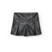 Boboli Rok Cuir Synthétique Noir 5 Ans Fille