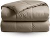 Zelesta Deluxe Uni Satijnkatoen Dekbed - Walnootbruin 200x200cm