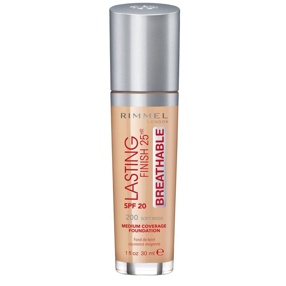 Rimmel Lasting Finish Breathable Foundation 200 Soft Beige