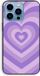 Case Company® iPhone 13 Pro Max Case - Heart Purple - Bio-degradable Phone Case - All-Around Protection and Screen Edge