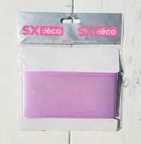 3x Lila Satijnlint - 7 cm x 5 meter - 4thePerfectParty
