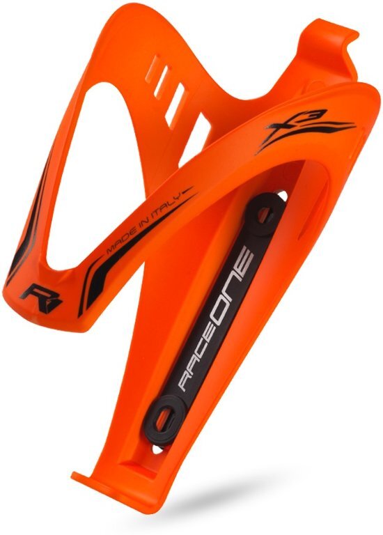 Saccon Bidonhouder Race One X3 Rubberised Fluo Oranje