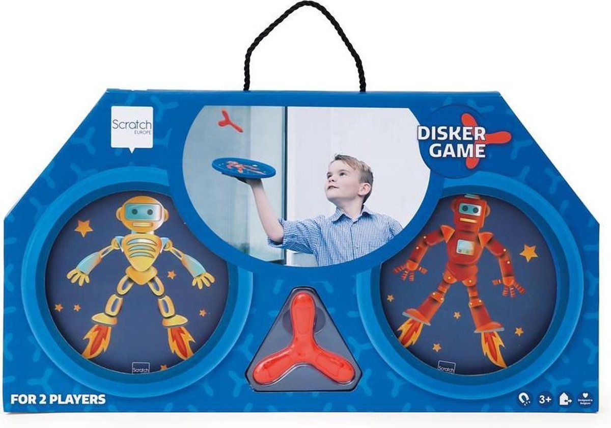 scratch Magnetisch Duo-disker handspel - Robot - 5414561821502