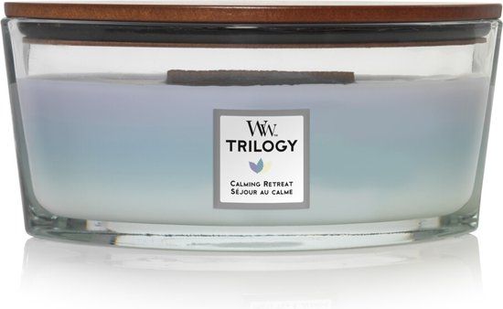 Woodwick TRILOGY ELLIPSE 76965 CALMING RETREAT - 0663595769655
