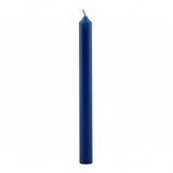 Stompkaarsen volledige kleur Ø 1,9 cm 12 stuks - blauw