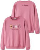 NAME IT Sweatshirt camel / pitaja roze / wijnrood / wit