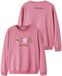 NAME IT Sweatshirt camel / pitaja roze / wijnrood / wit