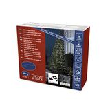 Konstsmide Micro LED compact systeem basisset: lichtsnoer, transformator en verdeler voor 4 kettingen, 100 koudwitte diodes, 31V elektronische buitentransformator (IP44), zwarte soft-kabel - 3956-207