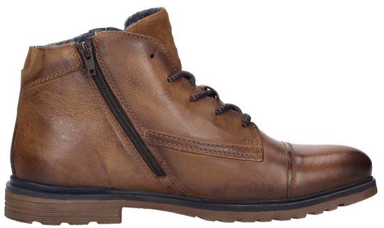 Bugatti Vittore Veterschoenen Hoog - Cognac - Maat 44