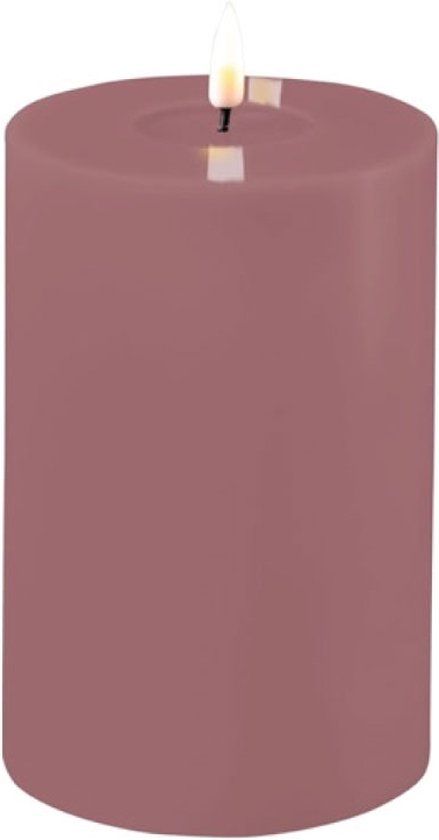 Deluxe Homeart LED Kaars - Paars - 10 x 15 cm - Met Dimfunctie