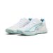 PUMA Accelerate Turbo 4 Game On handbalschoenen voor Dames, Blauw/Wit, Maat 41