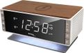Radio-réveil LED sans fil - Compatible Qi - Chargement inductif