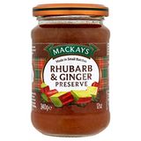 Mackays Rhubarb & Ginger Preserve - 340g
