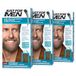 Just For Men Baard & Snor, kleurgel voor herenbaard, zonder ammoniak, verwijdert witte haren, met applicatorkam, glad en gemakkelijk, middenbruin M35 - (3 stuks)