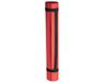 Merkloos / Sans marque Makito Western Europe Yogamat/sportmat - Rood - 180 x 60 cm - Thuis sporten - meditatie mat - incl draagriem