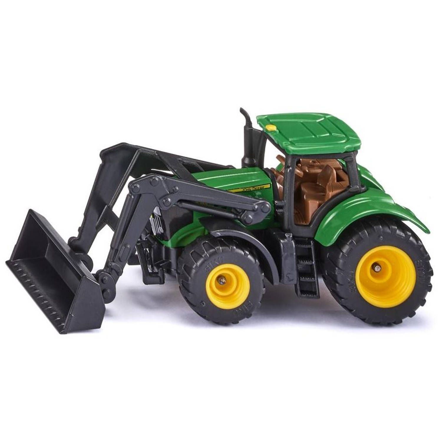 SIKU John Deere met voorlader ± 1:87 groen