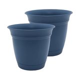 The HC Companies plantenbakken, Slate Blue, 16" (Pack van 2)