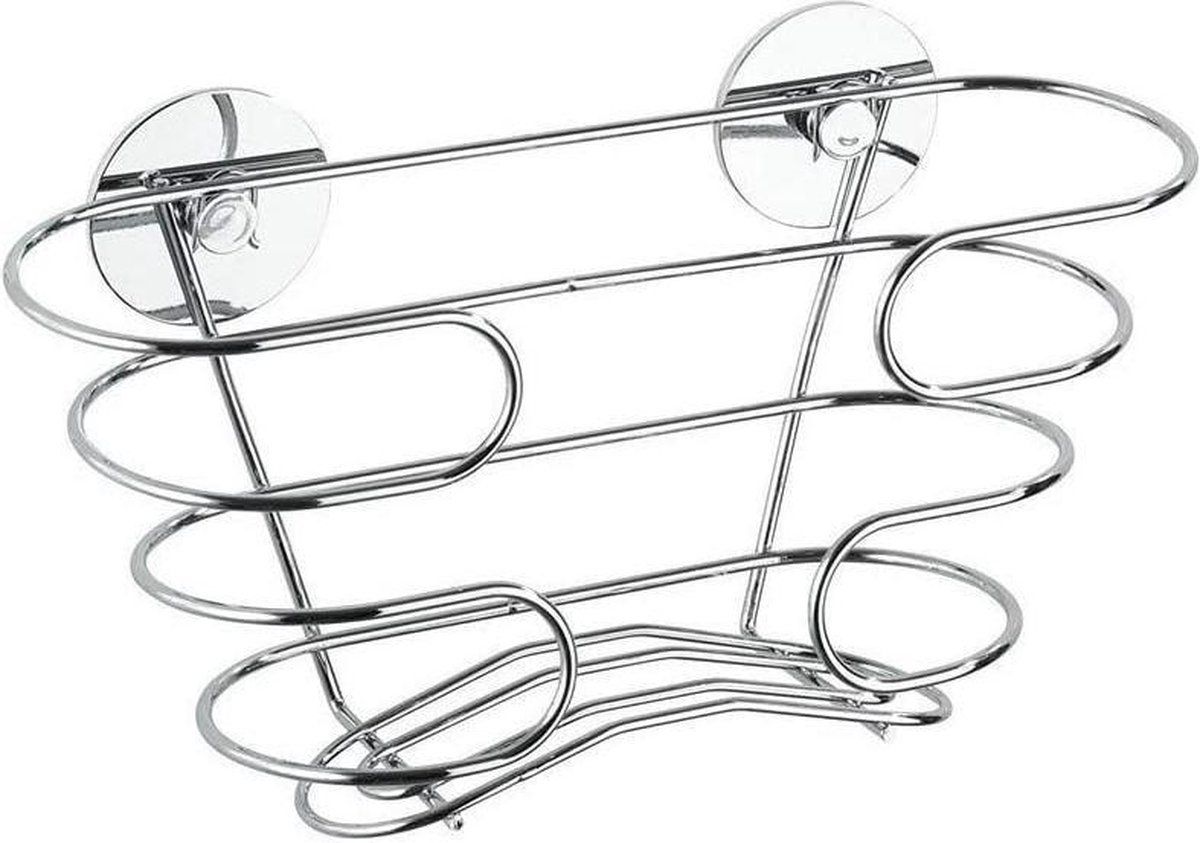 WENKO Douche- En Badrekje 29,5 X 17 Cm Rvs Zilver